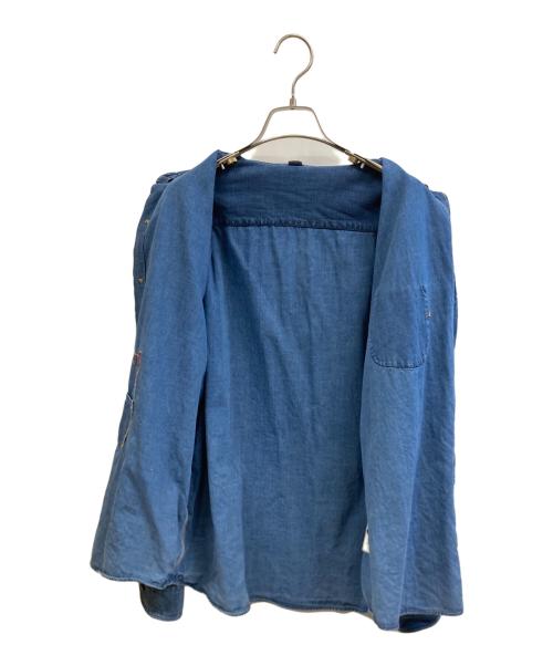 45rpm（45アールピーエム）45rpm (45アールピーエム) 長袖シャツ インディゴ サイズ:2の古着・服飾アイテム