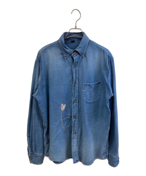 45rpm（45アールピーエム）45rpm (45アールピーエム) 長袖シャツ インディゴ サイズ:2の古着・服飾アイテム
