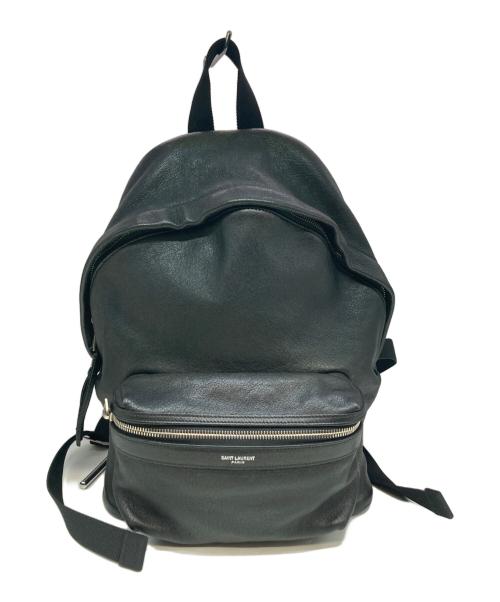 Saint Laurent Paris（サンローランパリ）Saint Laurent Paris (サンローランパリ) YSL SAC CITY BAKPAKS ブラックの古着・服飾アイテム