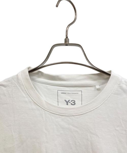 Y-3（ワイスリー）Y-3 (ワイスリー) adidas (アディダス) 半袖カットソー ホワイト サイズ:Lの古着・服飾アイテム