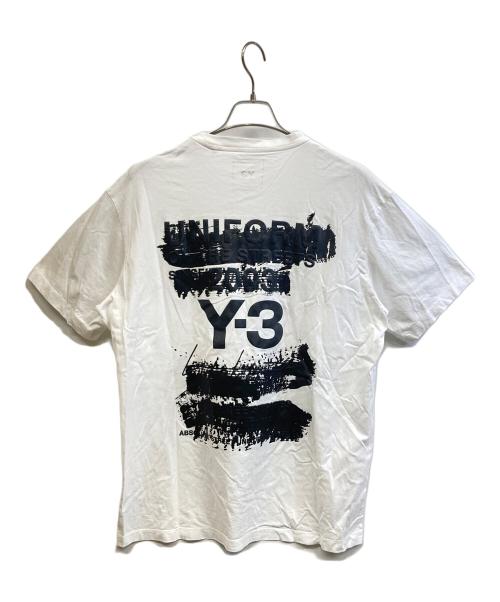 Y-3（ワイスリー）Y-3 (ワイスリー) adidas (アディダス) 半袖カットソー ホワイト サイズ:Lの古着・服飾アイテム
