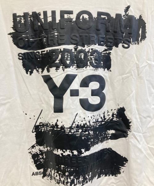 Y-3（ワイスリー）Y-3 (ワイスリー) adidas (アディダス) 半袖カットソー ホワイト サイズ:Lの古着・服飾アイテム