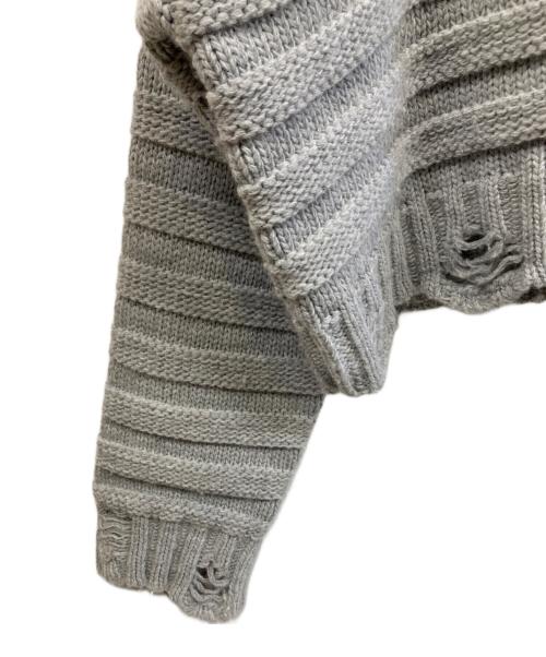 Maison Margiela（メゾンマルジェラ）Maison Margiela (メゾンマルジェラ) 厚手ニット グレー サイズ:Sの古着・服飾アイテム