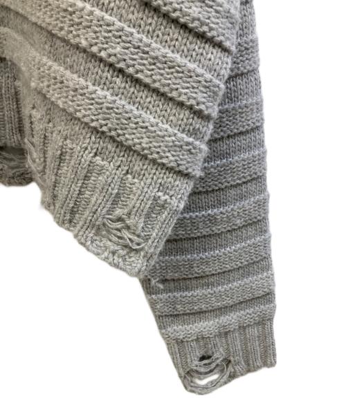 Maison Margiela（メゾンマルジェラ）Maison Margiela (メゾンマルジェラ) 厚手ニット グレー サイズ:Sの古着・服飾アイテム