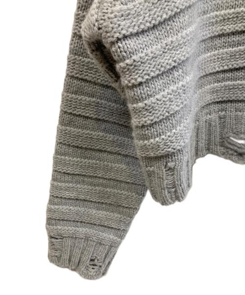 Maison Margiela（メゾンマルジェラ）Maison Margiela (メゾンマルジェラ) 厚手ニット グレー サイズ:Sの古着・服飾アイテム