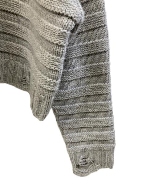 Maison Margiela（メゾンマルジェラ）Maison Margiela (メゾンマルジェラ) 厚手ニット グレー サイズ:Sの古着・服飾アイテム