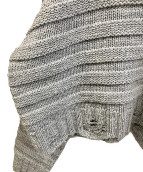 Maison Margiela（メゾンマルジェラ）Maison Margiela (メゾンマルジェラ) 厚手ニット グレー サイズ:Sの古着・服飾アイテム