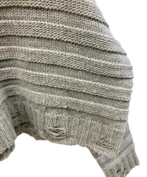 Maison Margiela（メゾンマルジェラ）Maison Margiela (メゾンマルジェラ) 厚手ニット グレー サイズ:Sの古着・服飾アイテム