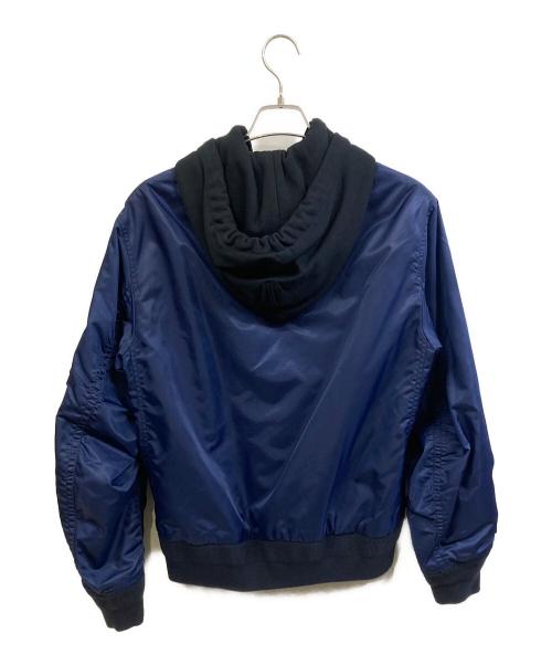 COACH（コーチ）COACH (コーチ) フライトジャケット ネイビー×ブラック サイズ:Sの古着・服飾アイテム