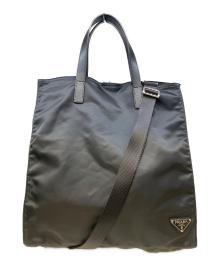 PRADA（プラダ）の古着「トートバッグ」｜ブラック