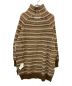 MM6 Maison Margiela（エムエムシックス メゾンマルジェラ）の古着「ニットワンピース」｜ブラウン×ベージュ