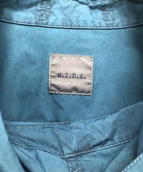 M.I.D.A.（ミダ）M.I.D.A. (ミダ) ナイロンアノラックジャケット ブルー サイズ:46の古着・服飾アイテム