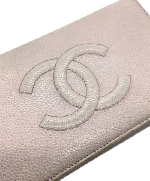 CHANEL（シャネル）CHANEL (シャネル) キャビアスキン ピンクの古着・服飾アイテム