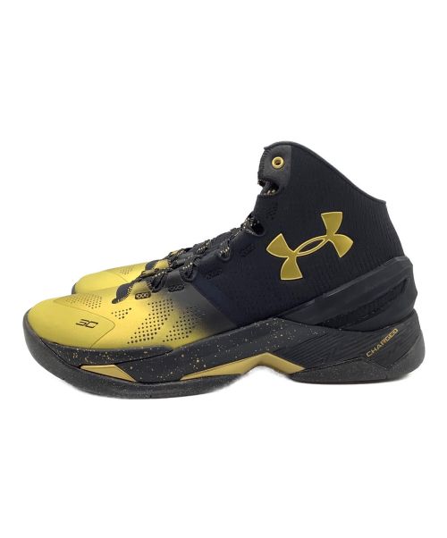 UNDER ARMOUR（アンダーアーマー）UNDER ARMOUR (アンダー アーマー) バスケットシューズペアセット ホワイト×ブラック×ゴールド サイズ:USA 9の古着・服飾アイテム
