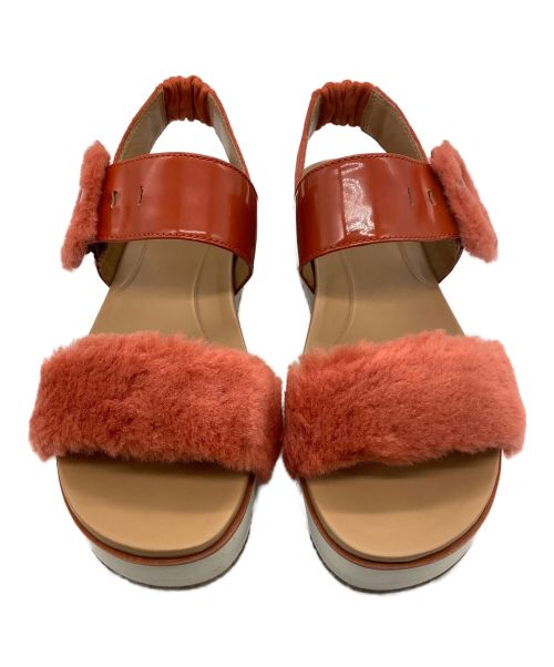 UGG（アグ）UGG (アグ) ストラップサンダル オレンジ サイズ:26の古着・服飾アイテム