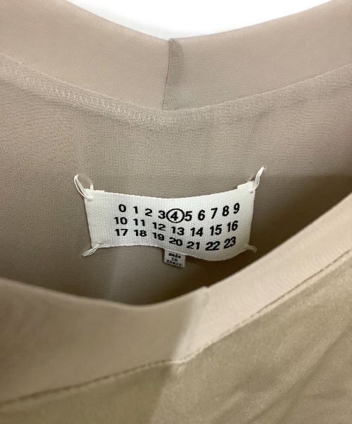 Maison Margiela（メゾンマルジェラ）Maison Margiela (メゾンマルジェラ) キャミソールワンピース ベージュ サイズ:Mの古着・服飾アイテム