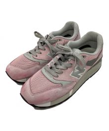 NEW BALANCE（ニューバランス）の古着「ローカットスニーカー」｜ピンク×グレー