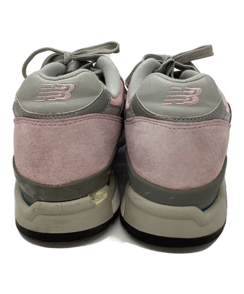 NEW BALANCE（ニューバランス）NEW BALANCE (ニューバランス) ローカットスニーカー ピンク×グレー サイズ:26.5の古着・服飾アイテム