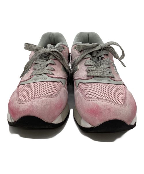 NEW BALANCE（ニューバランス）NEW BALANCE (ニューバランス) ローカットスニーカー ピンク×グレー サイズ:26.5の古着・服飾アイテム
