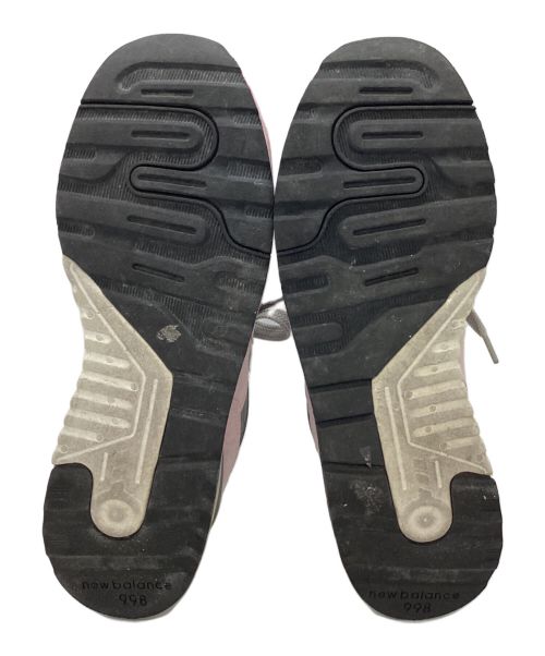 NEW BALANCE（ニューバランス）NEW BALANCE (ニューバランス) ローカットスニーカー ピンク×グレー サイズ:26.5の古着・服飾アイテム