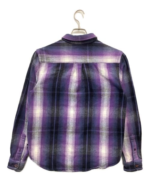 stussy（ステューシー）stussy (ステューシー) コットンシャツ パープル サイズ:Sの古着・服飾アイテム