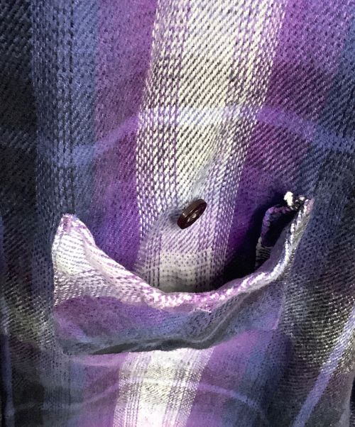 stussy（ステューシー）stussy (ステューシー) コットンシャツ パープル サイズ:Sの古着・服飾アイテム