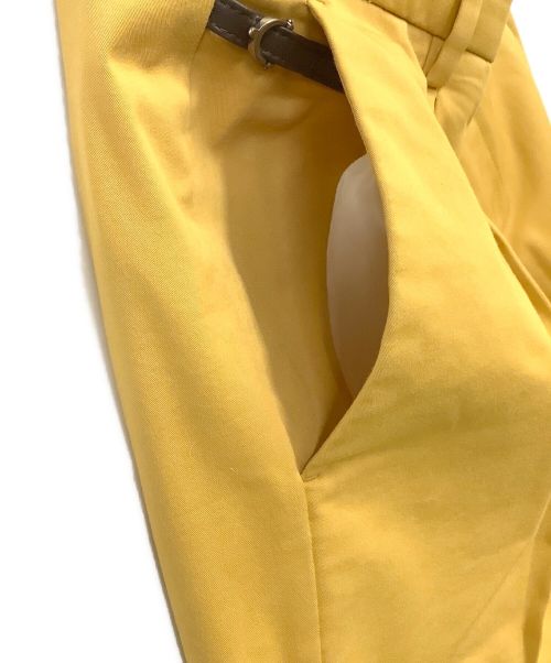 GUCCI（グッチ）GUCCI (グッチ) スラックスパンツ イエロー サイズ:SIZE 48の古着・服飾アイテム