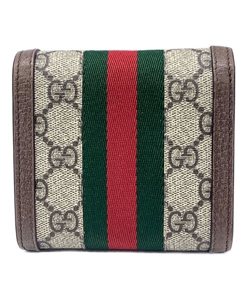 GUCCI（グッチ）GUCCI (グッチ) 2つ折り財布 ベージュの古着・服飾アイテム