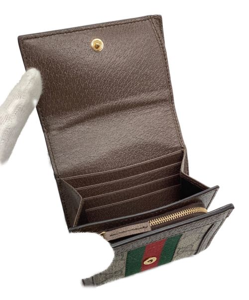 GUCCI（グッチ）GUCCI (グッチ) 2つ折り財布 ベージュの古着・服飾アイテム