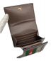 中古・古着 GUCCI (グッチ) 2つ折り財布 ベージュ：28000円