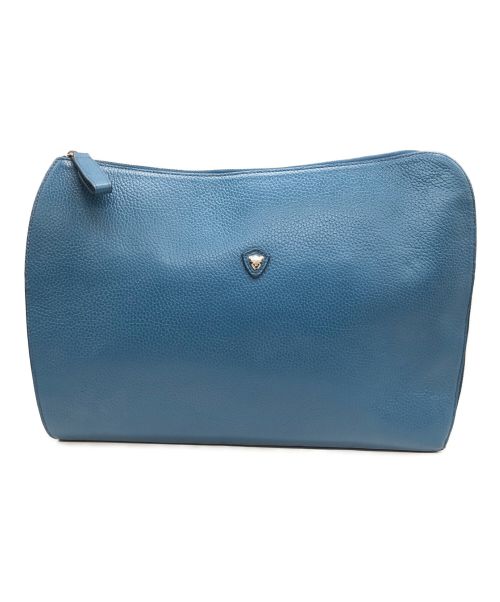 CHAMBORD SELLIER（シャンボール セリエ）CHAMBORD SELLIER (シャンボール セリエ) クラッチバッグ ブルーの古着・服飾アイテム