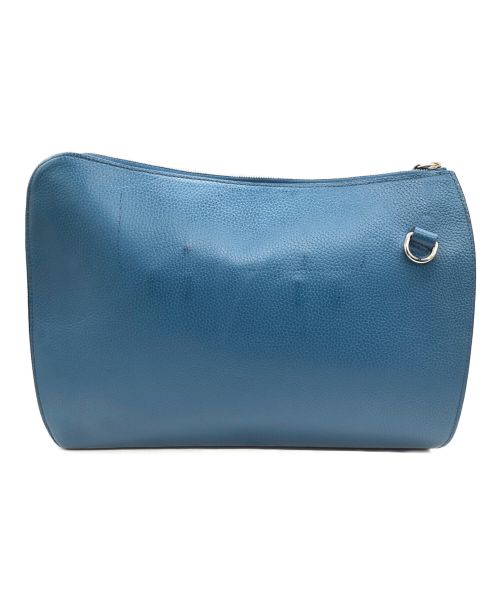 CHAMBORD SELLIER（シャンボール セリエ）CHAMBORD SELLIER (シャンボール セリエ) クラッチバッグ ブルーの古着・服飾アイテム