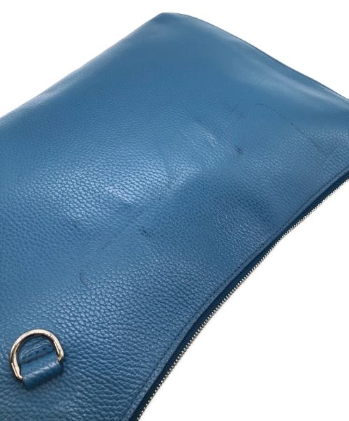 CHAMBORD SELLIER（シャンボール セリエ）CHAMBORD SELLIER (シャンボール セリエ) クラッチバッグ ブルーの古着・服飾アイテム