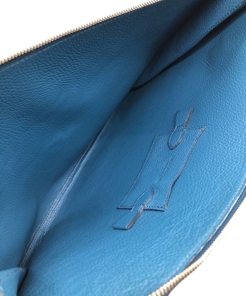 CHAMBORD SELLIER（シャンボール セリエ）CHAMBORD SELLIER (シャンボール セリエ) クラッチバッグ ブルーの古着・服飾アイテム