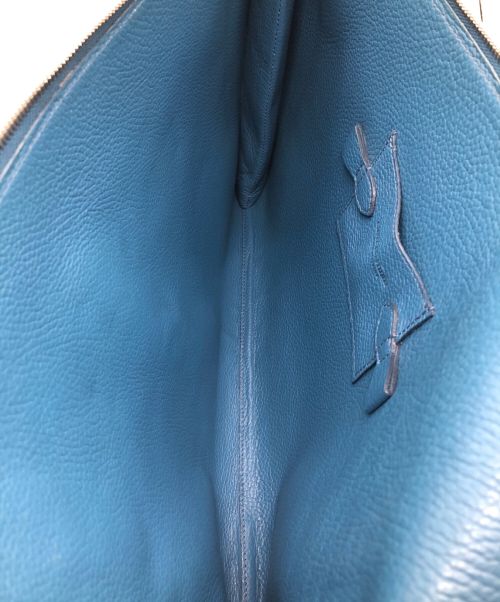 CHAMBORD SELLIER（シャンボール セリエ）CHAMBORD SELLIER (シャンボール セリエ) クラッチバッグ ブルーの古着・服飾アイテム