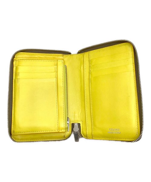 CELINE（セリーヌ）CELINE (セリーヌ) Medium Zipped Around ブラウンの古着・服飾アイテム