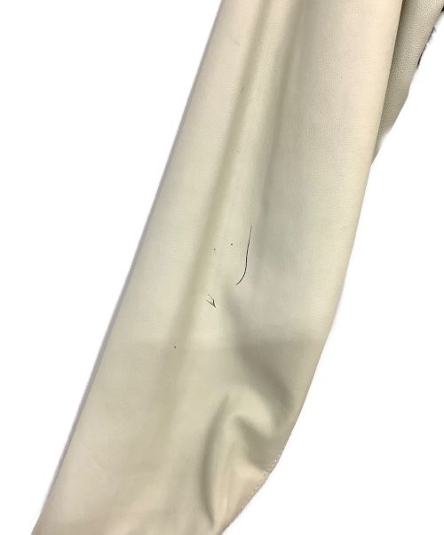 DELANCI（デランシー）DELANCI (デランシー) シングルライダースジャケット オフホワイト サイズ:SIZE 46の古着・服飾アイテム