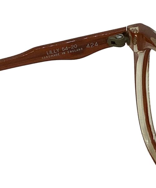 Oliver Goldsmith（オリバーゴールドスミス）Oliver Goldsmith (オリバーゴールドスミス) 眼鏡 ピンクの古着・服飾アイテム