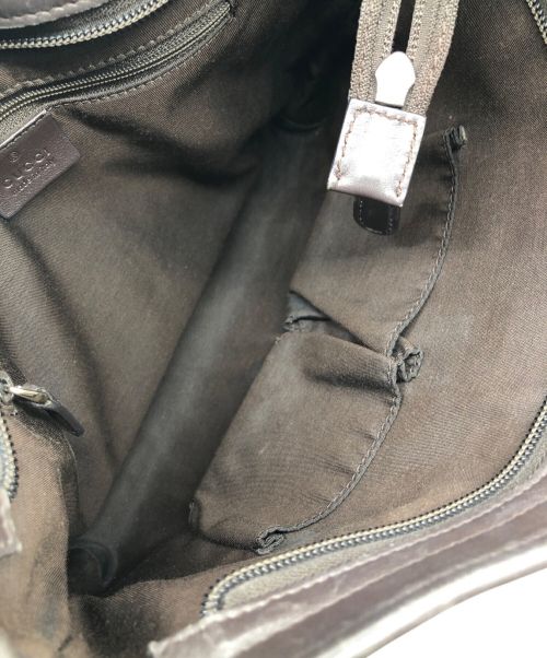 GUCCI（グッチ）GUCCI (グッチ) ショルダーバッグ ベージュ×ブラウンの古着・服飾アイテム