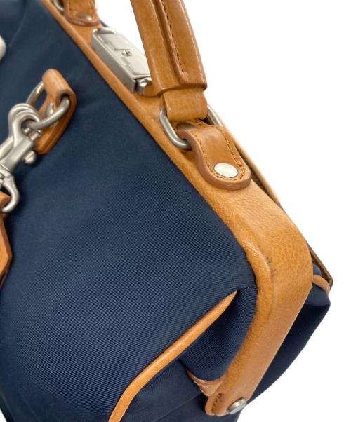 master-piece（マスターピース）master-piece (マスターピース) ダレス型リュック ブラウン×ネイビーの古着・服飾アイテム
