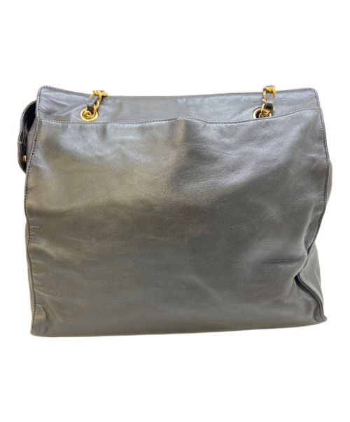 CHANEL（シャネル）CHANEL (シャネル) チェーンハンドルバッグ ブラックの古着・服飾アイテム