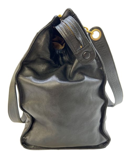 CHANEL（シャネル）CHANEL (シャネル) チェーンハンドルバッグ ブラックの古着・服飾アイテム