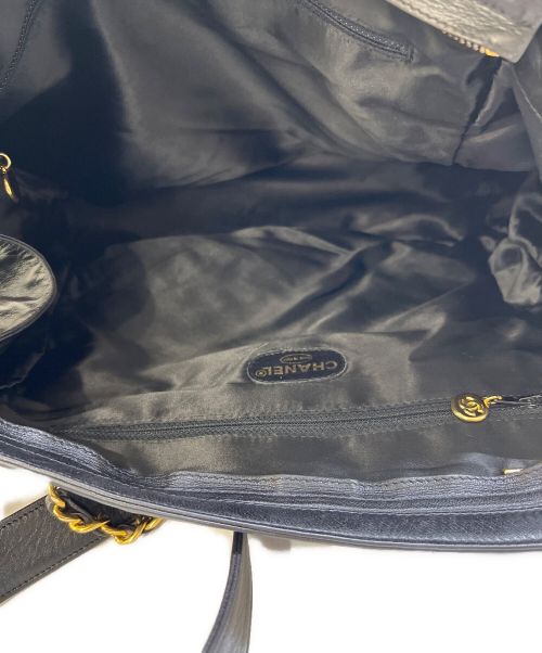 CHANEL（シャネル）CHANEL (シャネル) チェーンハンドルバッグ ブラックの古着・服飾アイテム