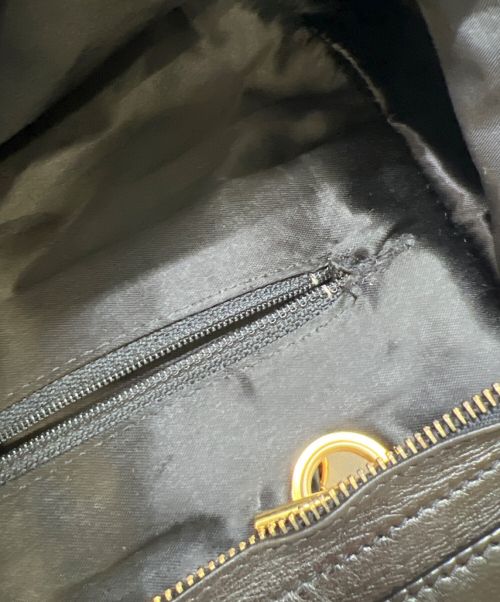 CHANEL（シャネル）CHANEL (シャネル) チェーンハンドルバッグ ブラックの古着・服飾アイテム