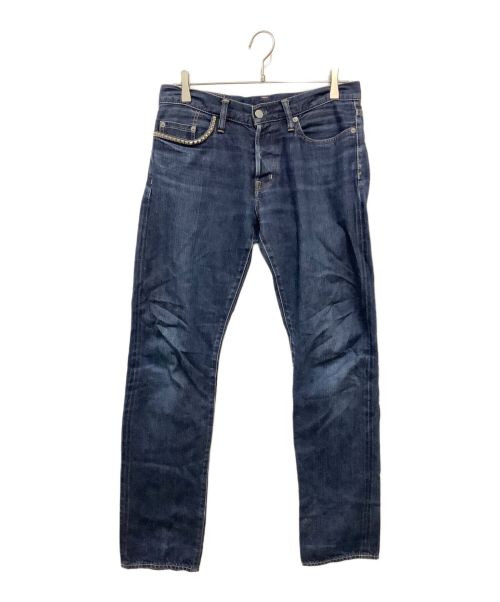 Hysteric Glamour（ヒステリックグラマー）Hysteric Glamour (ヒステリックグラマー) スタッズデニムパンツ インディゴ サイズ:31の古着・服飾アイテム