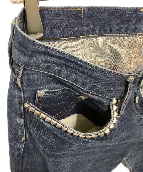 Hysteric Glamour（ヒステリックグラマー）Hysteric Glamour (ヒステリックグラマー) スタッズデニムパンツ インディゴ サイズ:31の古着・服飾アイテム