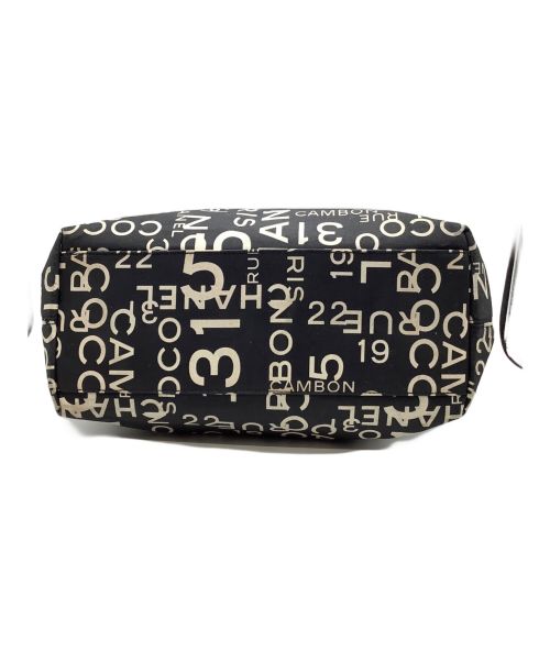 CHANEL（シャネル）CHANEL (シャネル) トートバッグ ブラック×ホワイトの古着・服飾アイテム