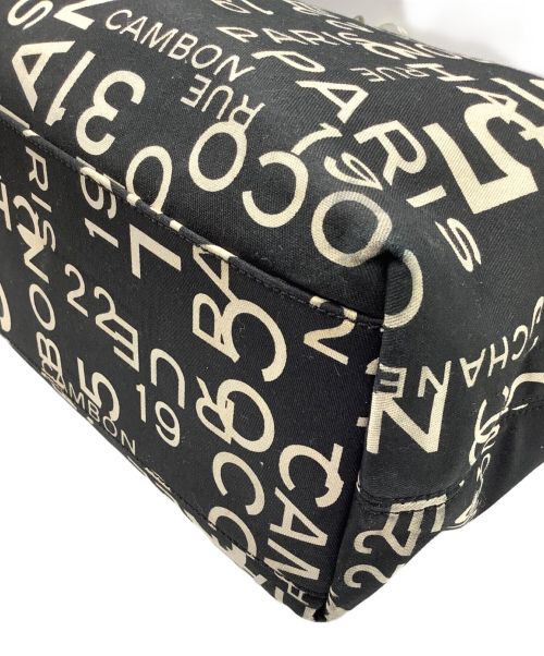 CHANEL（シャネル）CHANEL (シャネル) トートバッグ ブラック×ホワイトの古着・服飾アイテム