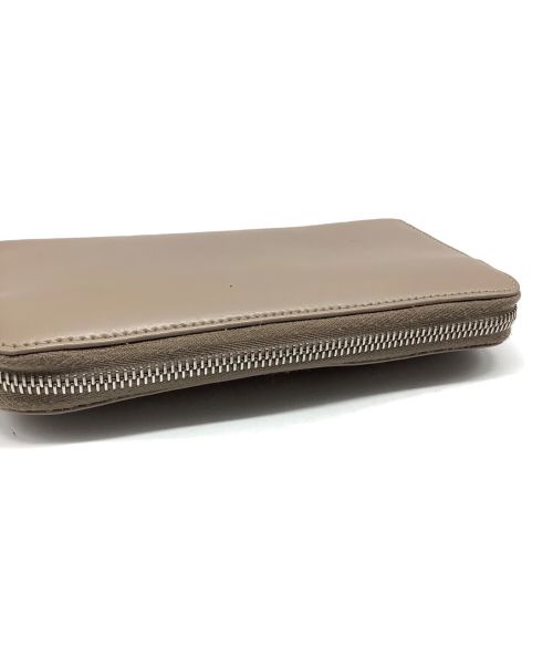 FENDI（フェンディ）FENDI (フェンディ) ラウンドファスナー長財布 グレージュの古着・服飾アイテム