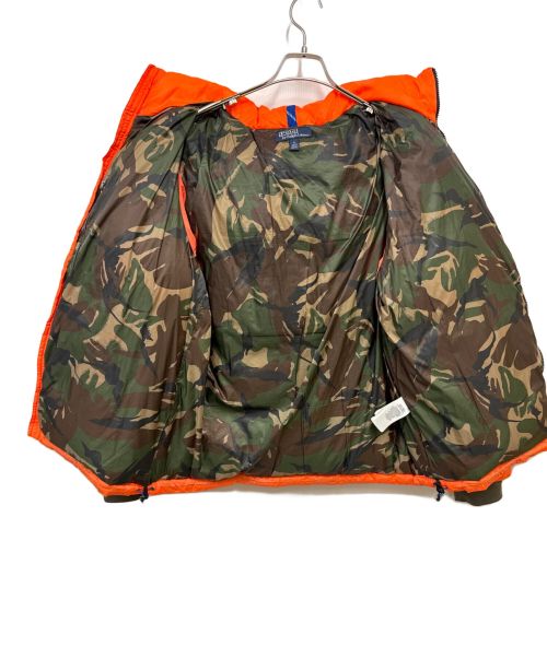 POLO RALPH LAUREN（ポロ・ラルフローレン）POLO RALPH LAUREN (ポロ・ラルフローレン) ダウンジャケット オレンジ サイズ:SIZE Mの古着・服飾アイテム